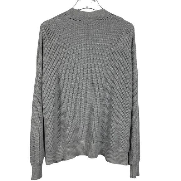 Abound Cardigan Sweater Grey Open Front Longline Size Small NEW - Picture 5 of 7